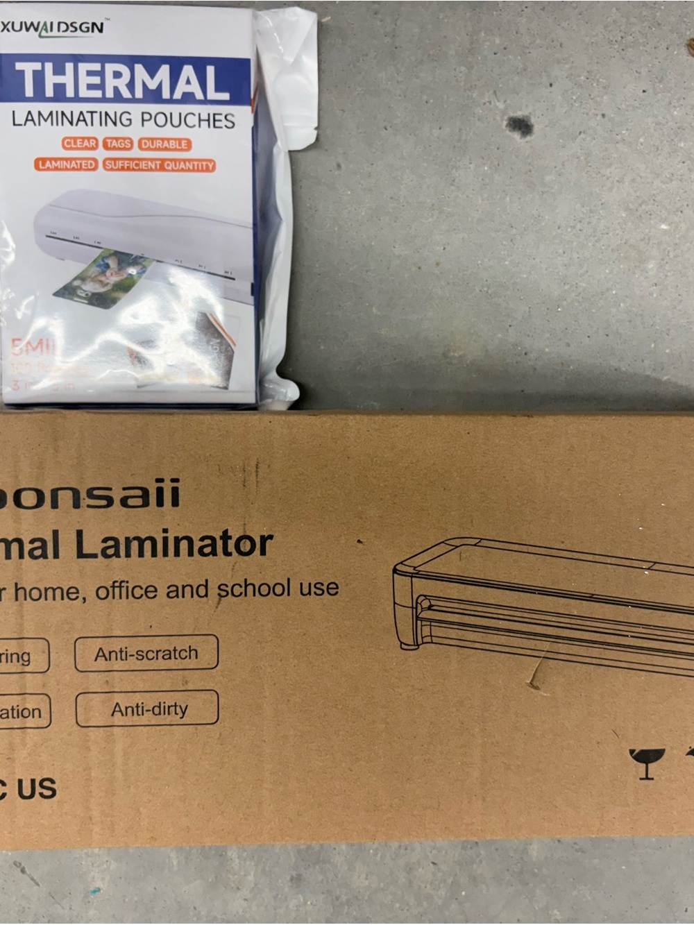 Thermal Laminator in Brown - Home Office Laminating Machine